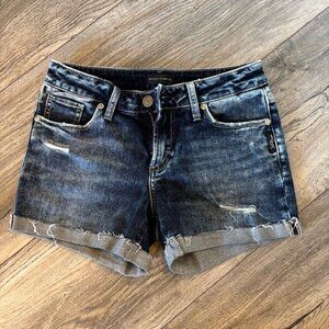 Silver Jean Shorts (Suki)